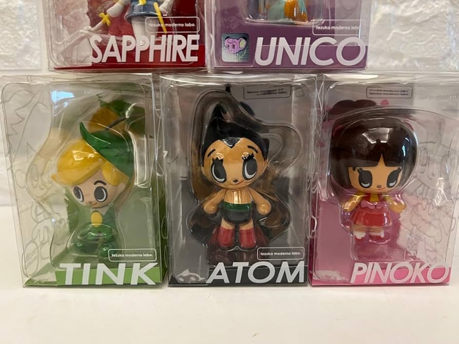 テヅカモダンラボ フィギュア セット　手塚治虫 ピノコ、アトム、レオほか テヅカモダンラボ フィギュア セット 手塚治虫 ピノコ、アトム、レオ